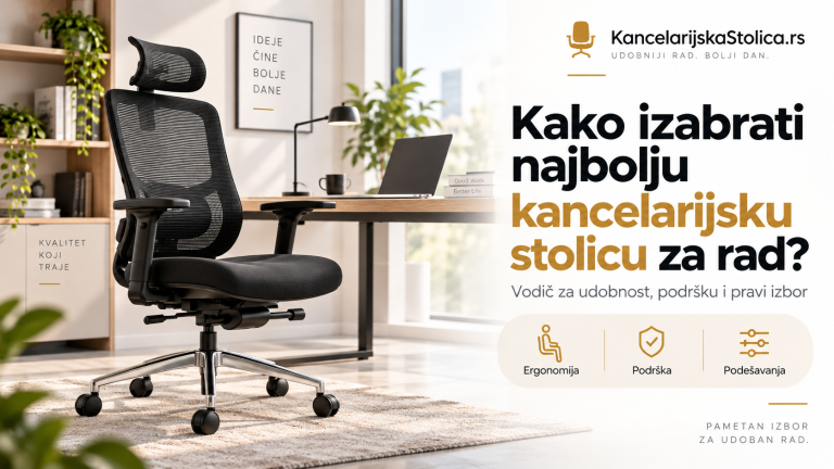 Kako izabrati najbolju kancelarijsku stolicu za rad?