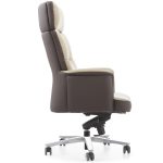 Kožna fotelja B 868 – premium fotelja od prirodne kože u elegantnoj bež boji - Slika 9