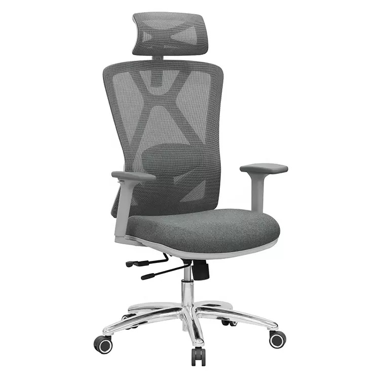 Ergonomska radna stolica B 32 G SIVA – premium udobnost i maksimalna ergonomija za moderan radni prostor