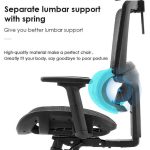 Ergonomska radna stolica Ergo-TG – napredna ergonomija i inteligentna podrška za maksimalnu produktivnost - Slika 5