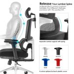 Ergonomska radna stolica Ergo-G – vrhunska mrežasta ergonomija i maksimalna prilagodljivost za celodnevni rad - Slika 2